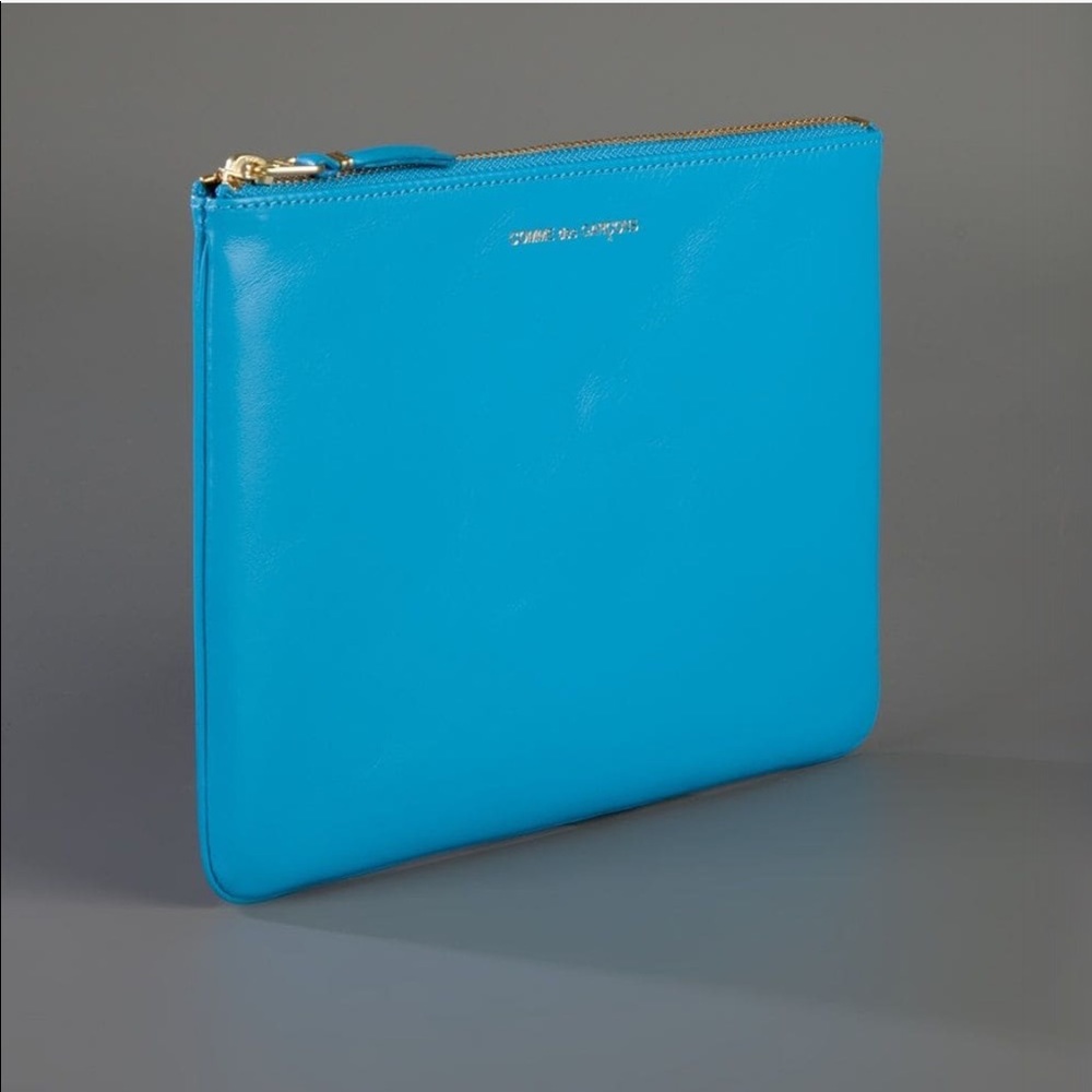 Comme des Garcons Blue Clutch